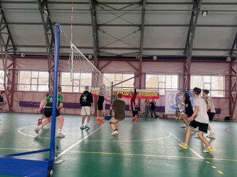 Соревнование по волейболу